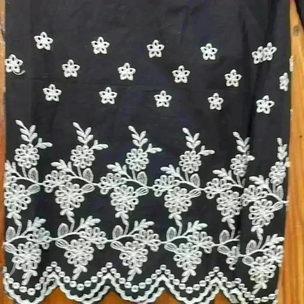 Solitaire wide leg black trousers pants size medium NWOT - Picture 3 of 10